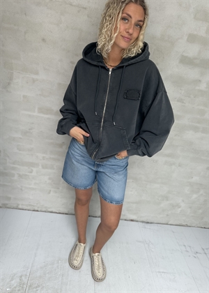 Alpa Zip hoodie Asphalt Mads Nørgaard 